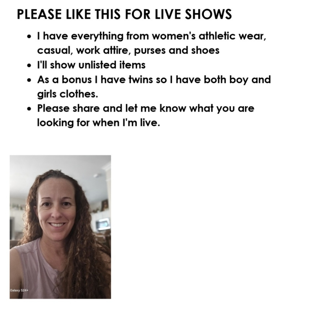 LIVE SHOWS AV VUORI LULU ADIDAS NIKE ...PLEASE LIKE TO KNOW WHEN I GO LIVE